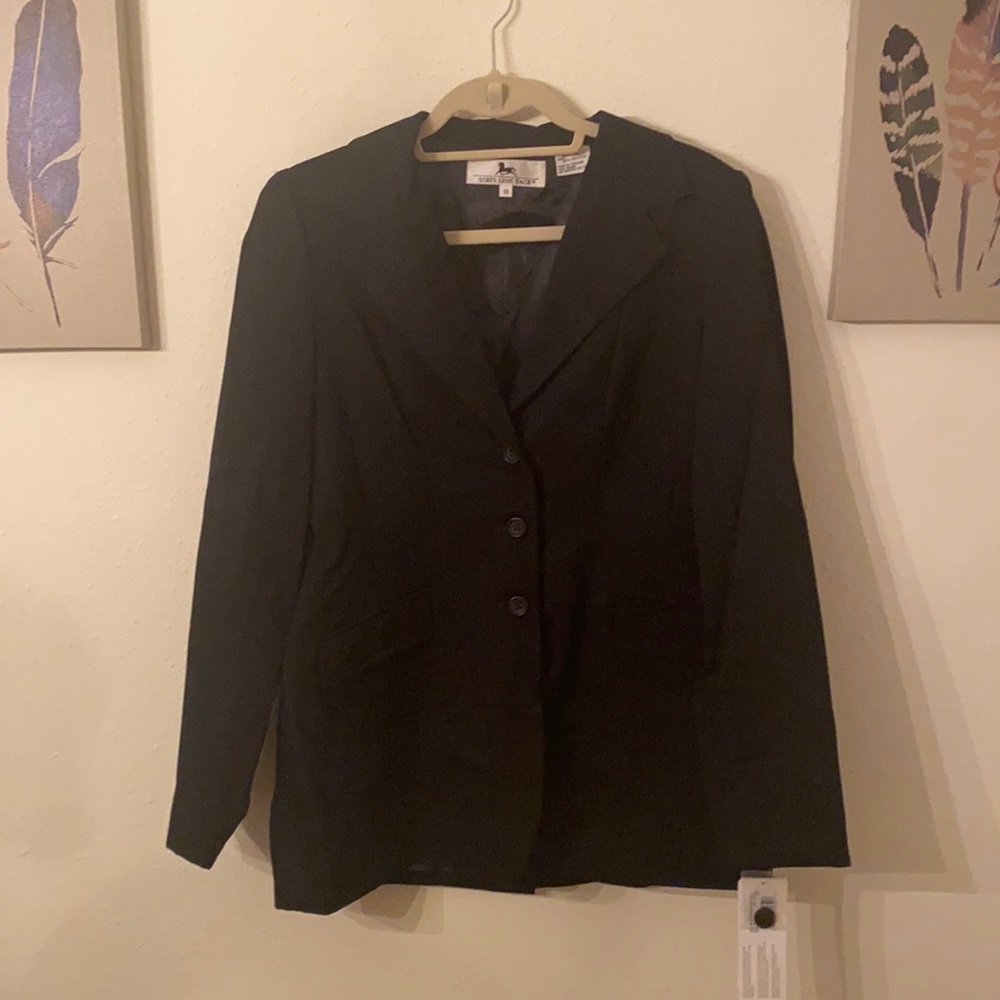 Stateline Tack Ladies 100% Wool Tailored Hunt Coat Size 10 NWT